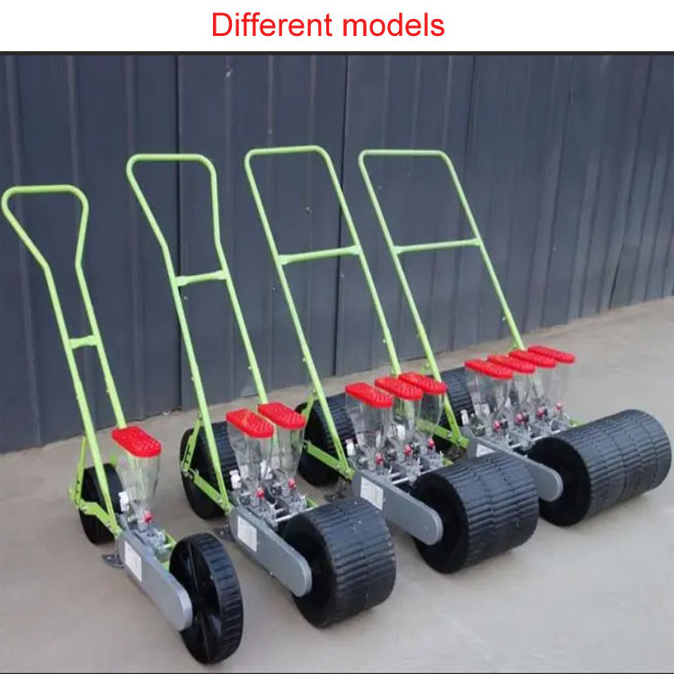 NEWEEK agricultural hand push electric model small seed planter onion planter for sale manual vegetable seeder