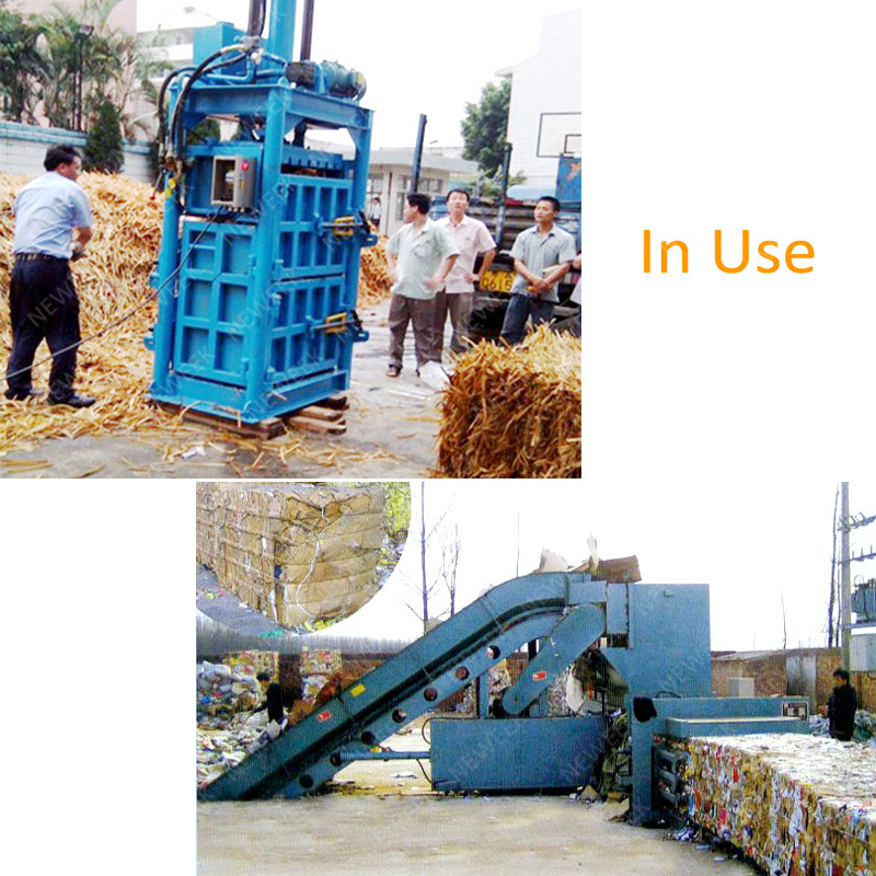 Neweek hydraulic horizontal waste paper compactor plastic bottle baler machine