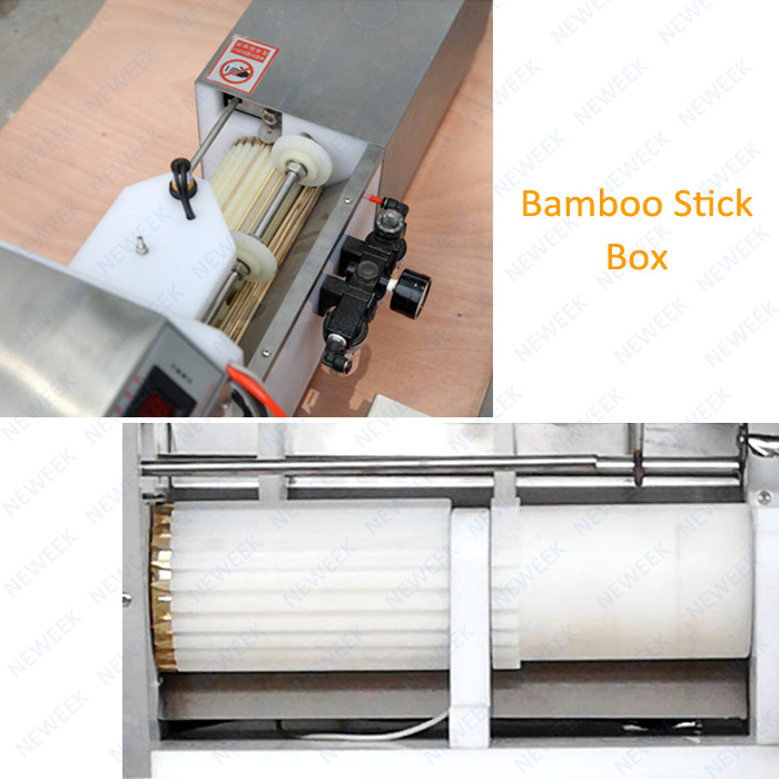 NEWEEK barbecue skewer souvlaki making kebab forming machine