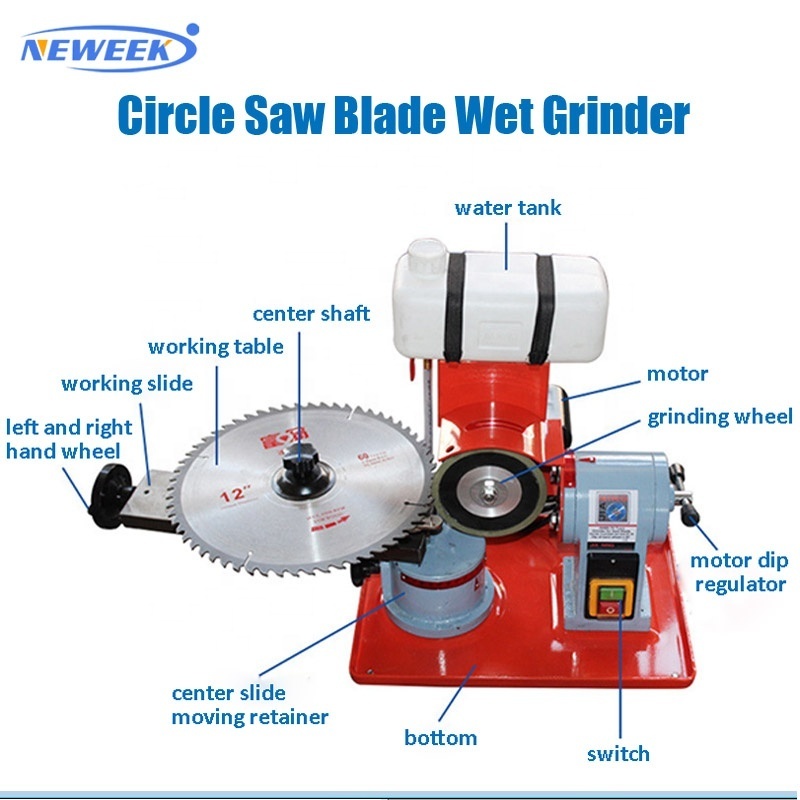 NEWEEK circular saw blade grinding machine alloy disc band saw blade circular saw blade sharpening machine