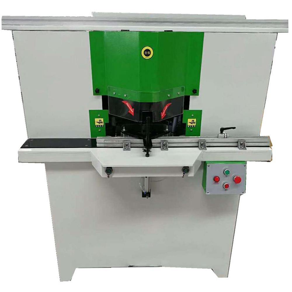 NEWEEK 45 90 degree double saw blade aluminum corner picture frame cutting machine photo frame cutting machine