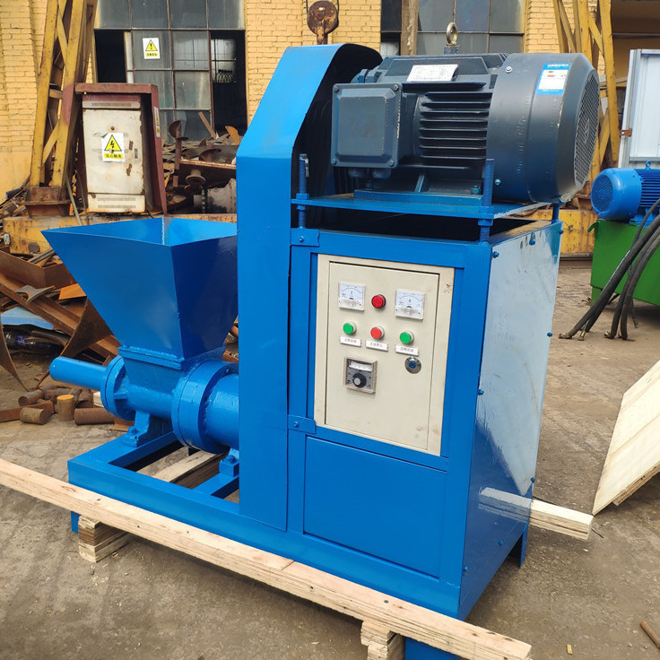 NEWEEK Wood Sawdust Briquette Press Machine Charcoal Fire Wood Briquette Making Machine