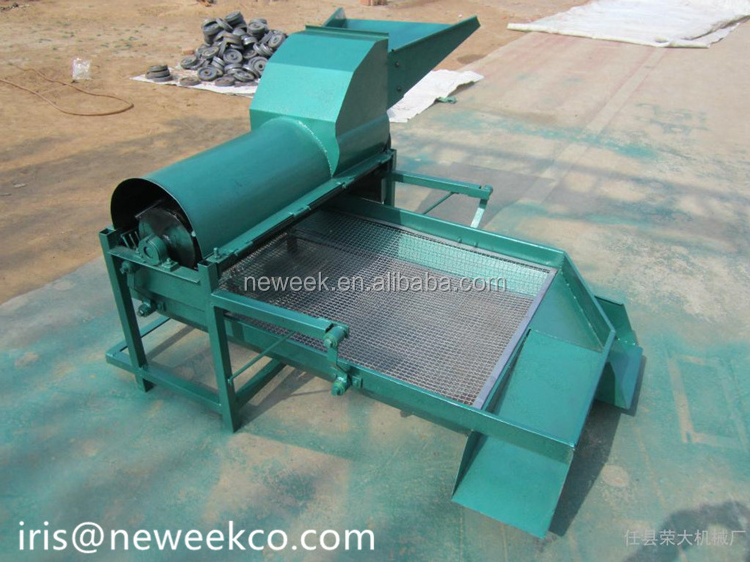 Neweek 98% threshing rate sunflower thresher sunflower seed shell removing machine