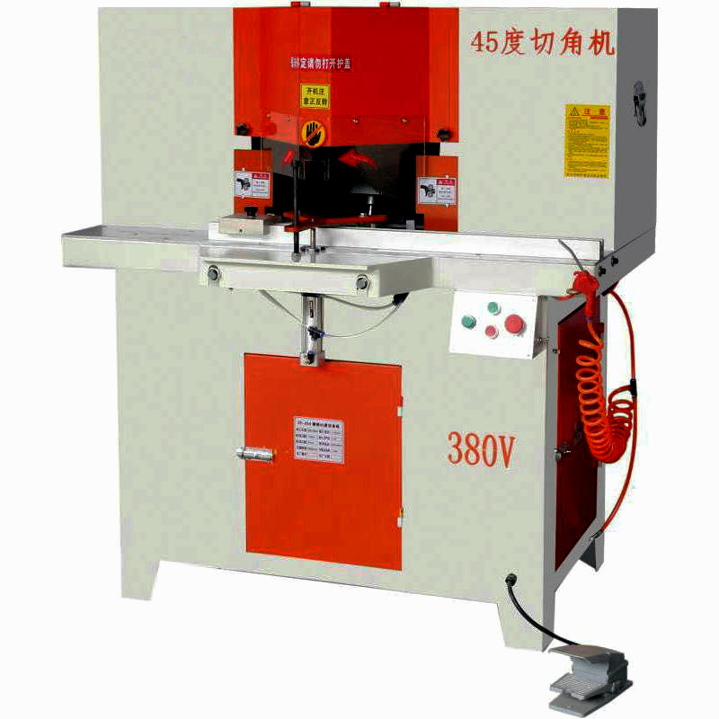 NEWEEK 45 90 degree double saw blade aluminum corner picture frame cutting machine photo frame cutting machine