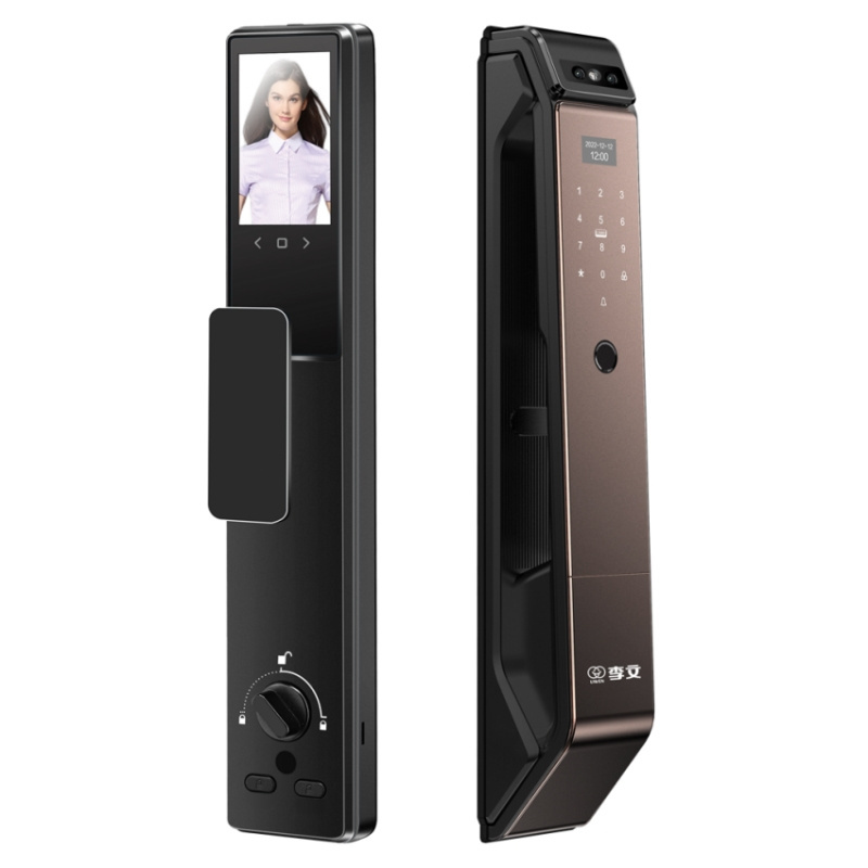 NeweKey Tuya App Double Fingerprint Password Card With High Quality Remote Screen Control Smart Door Lock