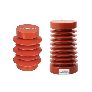 Support 35kv 110*190 horizontal polymeric line post insulator pin type porcelain insulator for high voltage