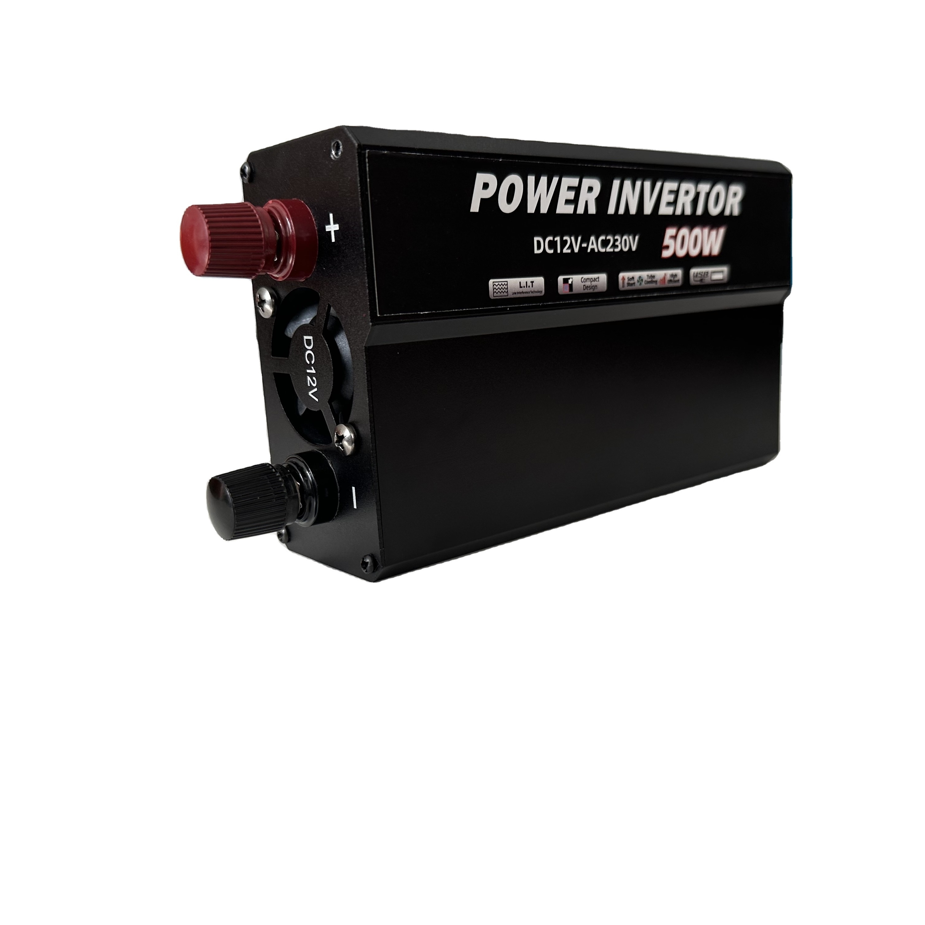 500W 600w 1500w car mounted inverter 12V to 120V/220V with USB correction wave high-frequency power converter