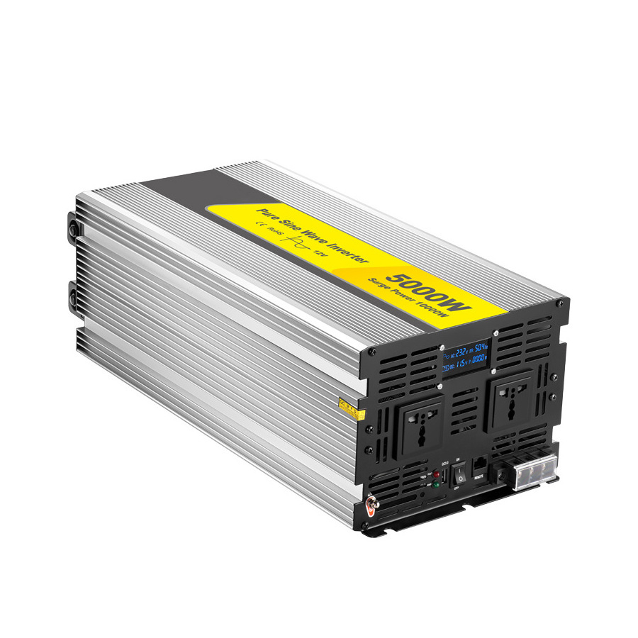 Power Inverter intelligence DC 12V/24V/48V to AC 110V/220V/230V 300W 500W 1000W 1500W modified sine wave inverter VFD Function