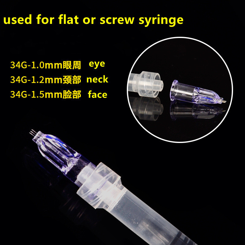 2023z Korea Crystal 3 Pin Multi Mesotherapy Needles For Hyaluronic Acid Dermal Filler Injections To Remove Wrinkles Needle