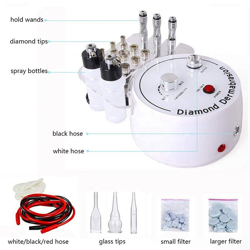 f Newest 3 in1 Diamond Microdermabrasion Dermabrasion Machine Water Spray Exfoliation Beauty Machine