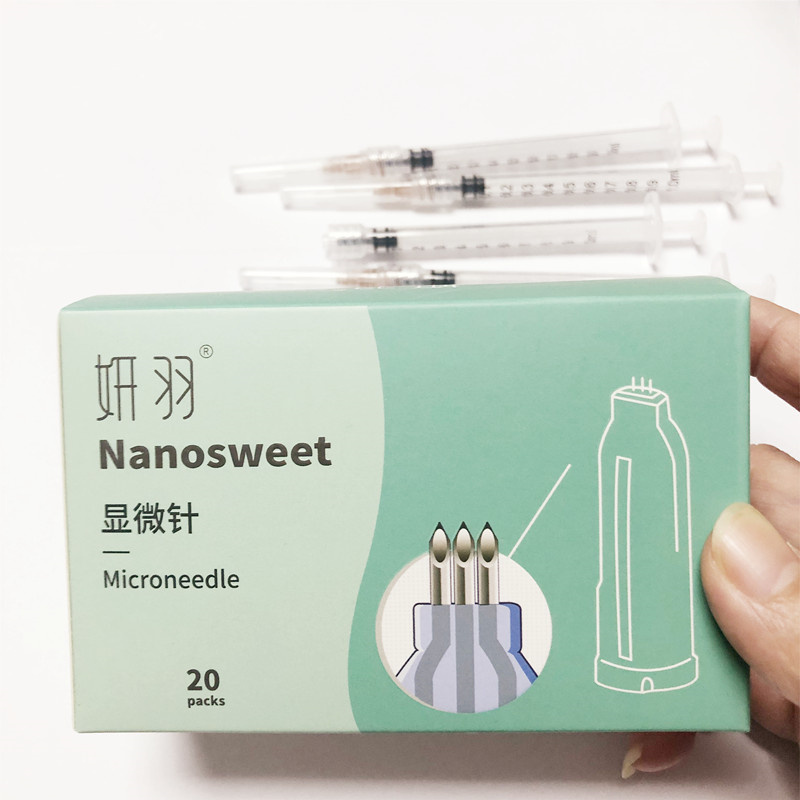 2023z Korea Crystal 3 Pin Multi Mesotherapy Needles For Hyaluronic Acid Dermal Filler Injections To Remove Wrinkles Needle