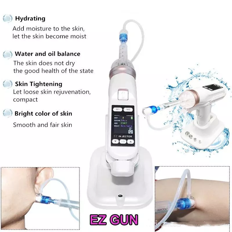 NEW Korea Mesogun EZ Negative Pressure Meso gun Hydro Water Injector Needle Free Microcrystal Injection Skin Care Tool f