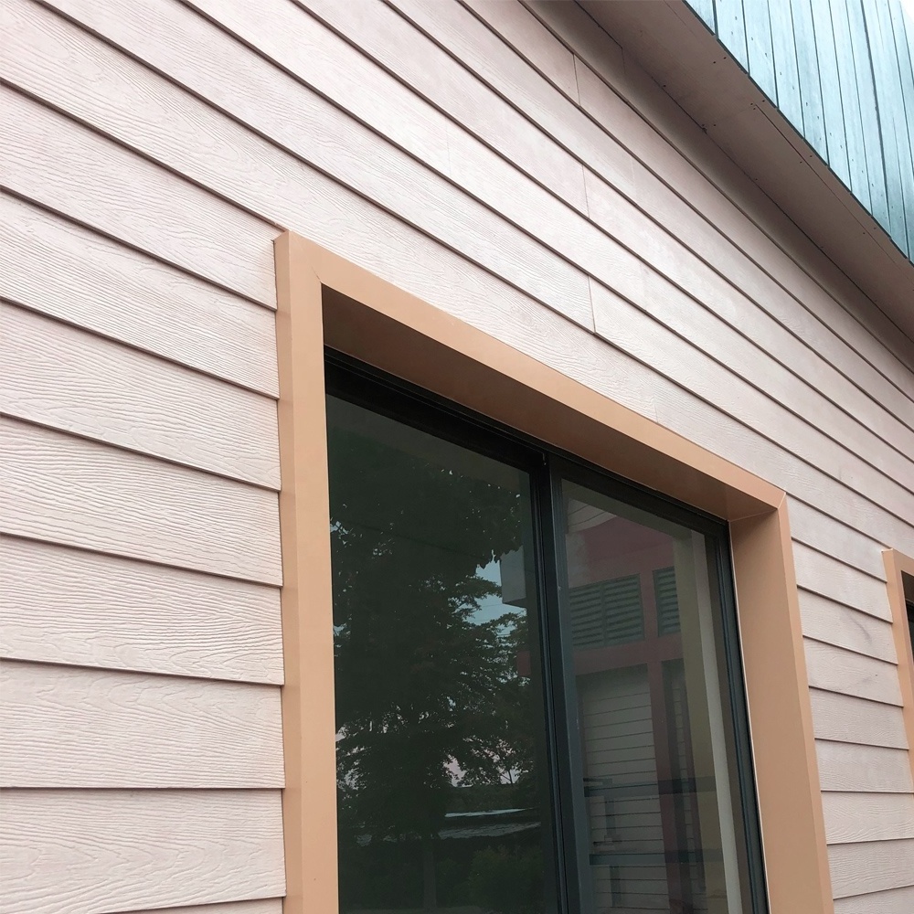 Fireproof Residential Siding Exterior Wall Cladding Fiber Cement Board