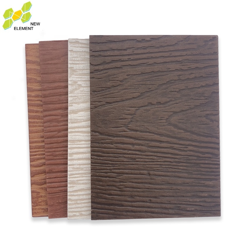 Medium Density Exterior Wood Pattern Fiber Cement Siding Board