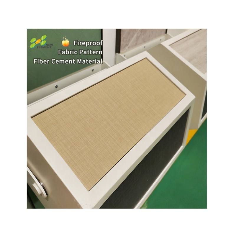 Fireproof Wholesale Fiber Cement decorative Board Price other texture marble PVC surface interior sheets cement wall panels