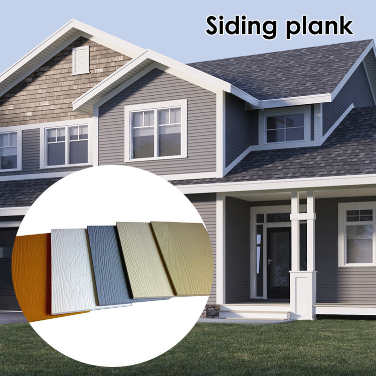 Fireproof Residential Siding Exterior Wall Cladding Fiber Cement Board