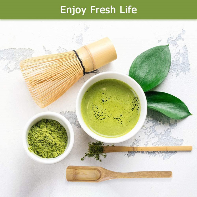 Newell Premium Japanese Tea Gift Set Accessories Including Whisk Bowl Holder and Scoop Bamboo Matcha Whisk Sets for Matcha