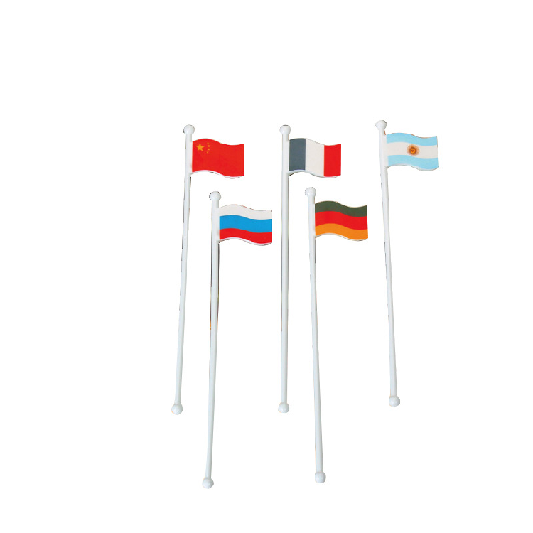 Newell Branded National Flag Wedding Custom Logo Drink Stirrer Swizzle Stick Cocktail Stirrer Plastic For Cocktail