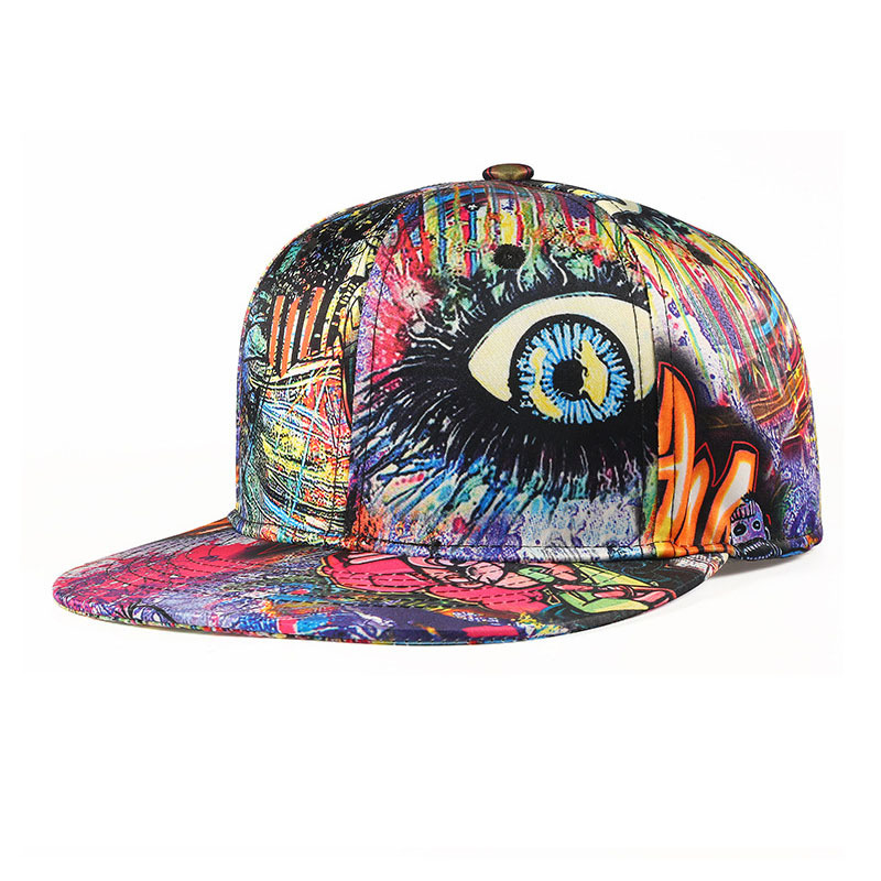 New Arrival Cheap Street Hip Hop Cap Men's Snapback Cap Fashion Boy Graffiti Baseball  Snapback Cap For Men