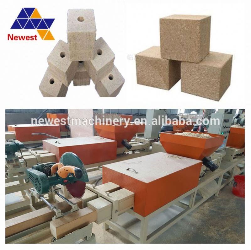 Wholesale wood sawdust block press machine/wood block making machine/wood pallet block extruder