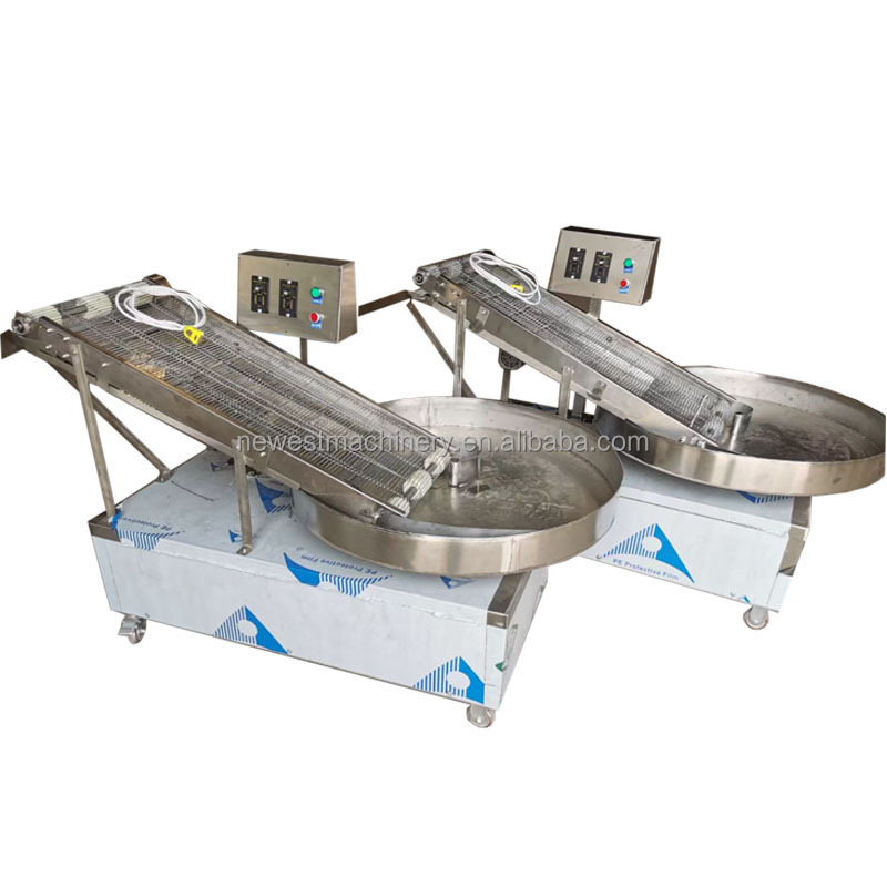 Automatic shrimp fish chicken batter Rotate table breading machine, bread crumb coating covering breading machine