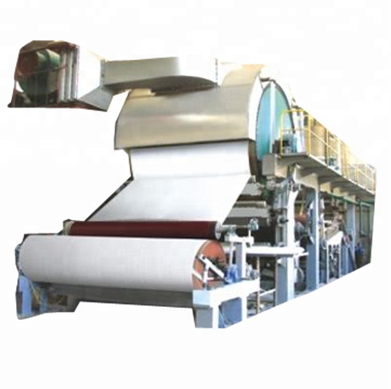 Low price paper roll production line/kitchen paper making machine/toilet tissue paper making machine from wood pulp