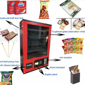 Restaurant use Small mini vending machine for snack cigarette drink food