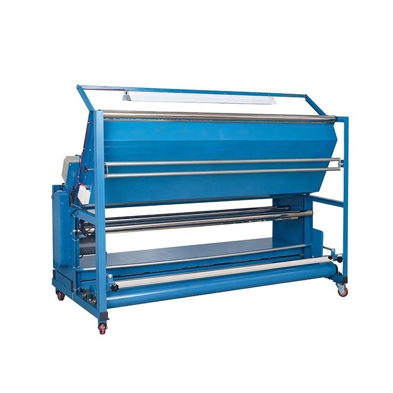 Easy Operating Cloth Textile Measuring Rewinder Woven Fabric Inspecting Re Rolling Machine