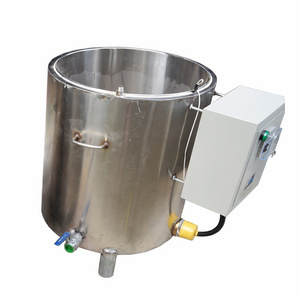 With stirrer round tank wax melting pot/paraffin wax warmer/wax wax heating melting machine