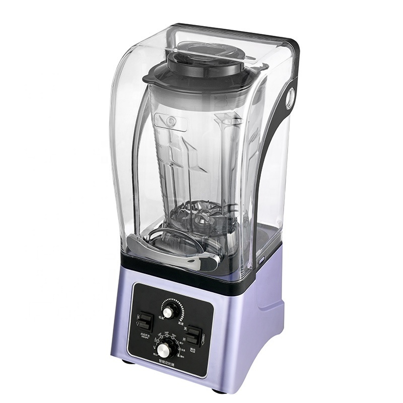 New Upgraded High Speed Food Processor Juicer Home Use Blender With Soundproof Cover