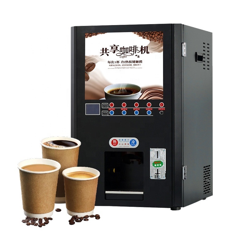 Vertical Smart Cold Hot Coffee Vending Machine With Low Price