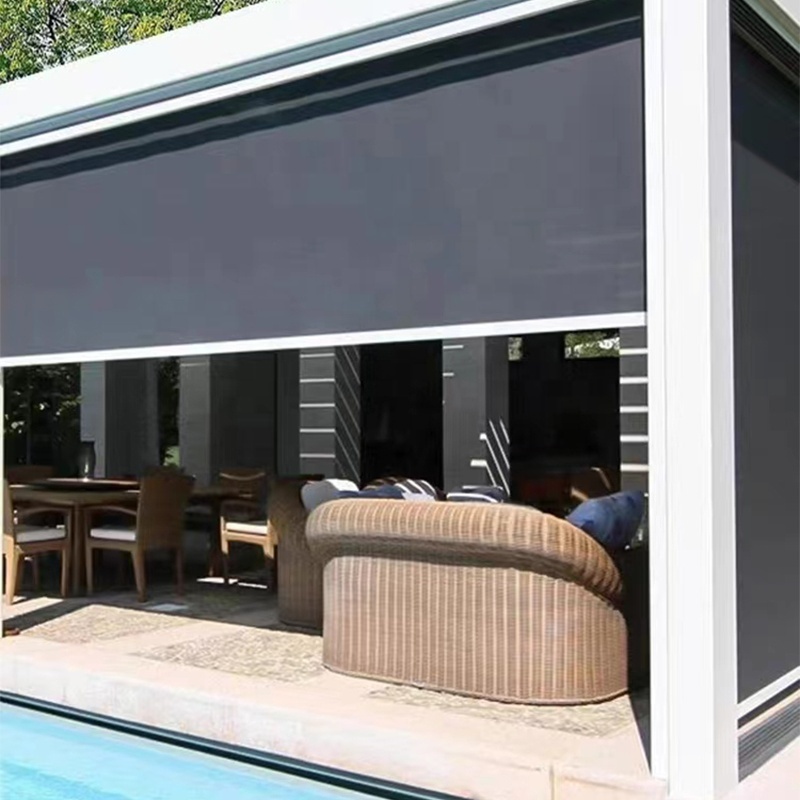 High Quality Insulation Blackout Sunscreen Zipper Curtains For Gardens