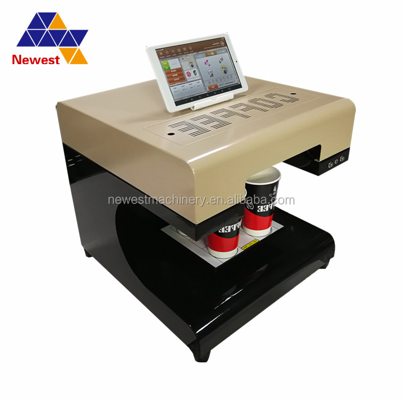 Macaron cake photo printing machine 3d coffee printer Latte art coffee printer