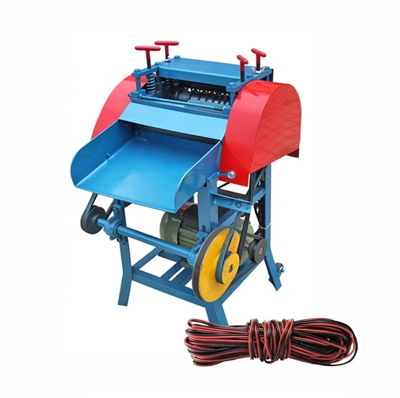 Semi Automatic Electric Cable Stripper Waste Sheathing Wire Stripping Machine