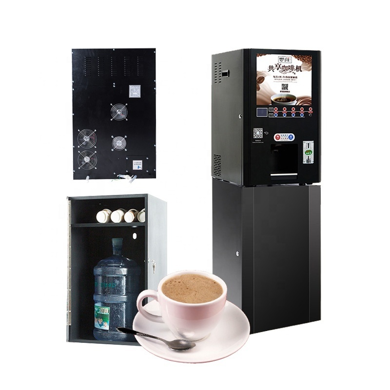 Newest Type Tabletop Cold And Hot Coffee Juice Dispenser Beverage Vending Machine