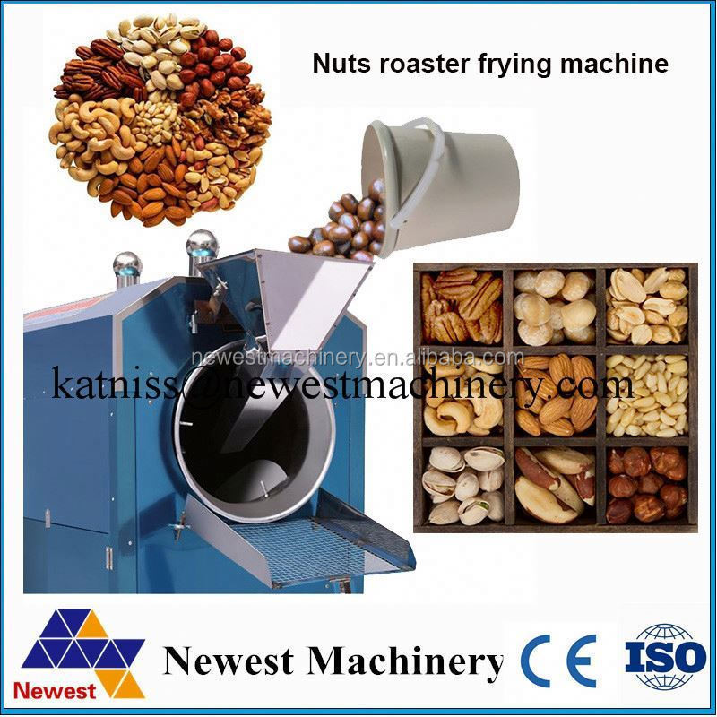 30kg /h  electric peanut roaster/nuts frying machine/macadamia drying machine