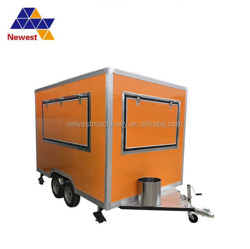 Hot sale square food cart/ food trailer/ food truck