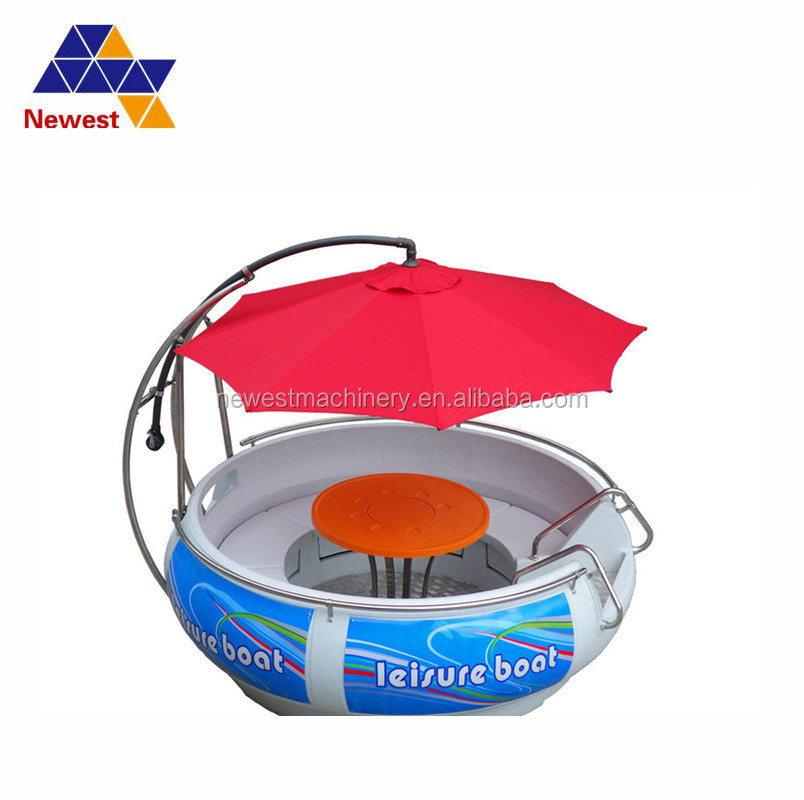 New products park round bbq donut pedal boat/leisure boat donut boat