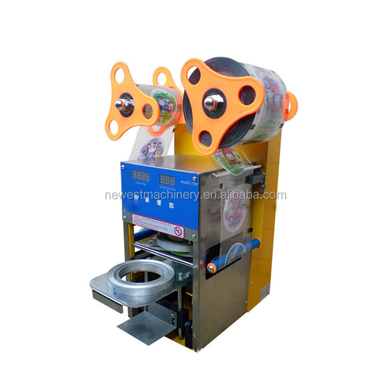 Automatic mini jelly cup sealing machine cup sealing machine plastic cup lid sealing machine