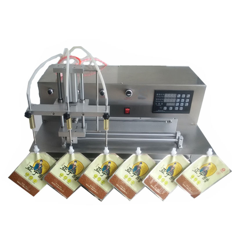 Doypack standing up bag/pouch filling capping machine/spout pouch liquid milk filling machine