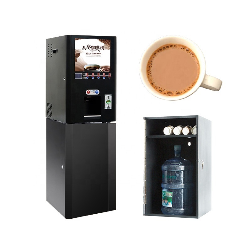 Commercial Touch Screen Hot And Cold Beverage Dispenser Coffee Vending Machine