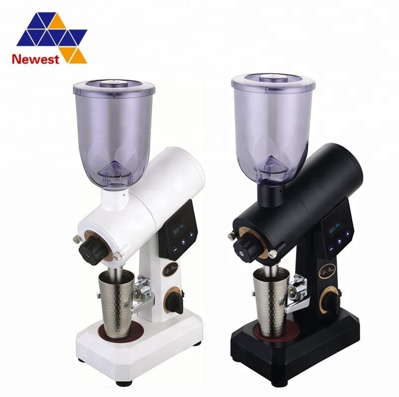 Flat burr and ghost teeth burr commercial espresso coffee grinder machine,coffee grinder machine for home