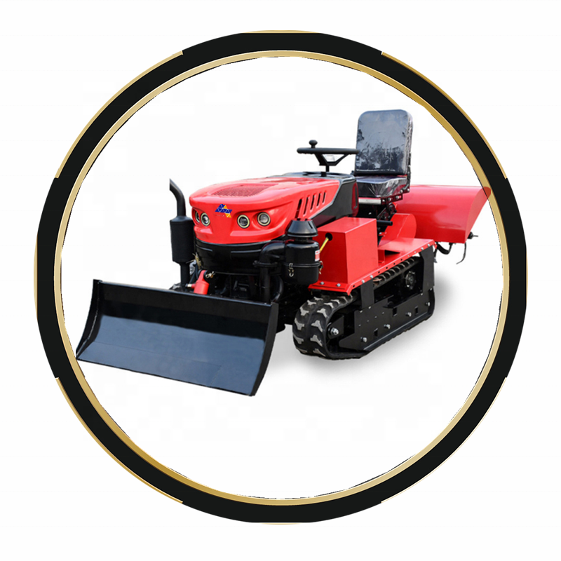 Beautiful Design With Disc Mower	With Backfilling Machine/Weeding Wheel Small Crawler Tractor With Five Free Farm Tools