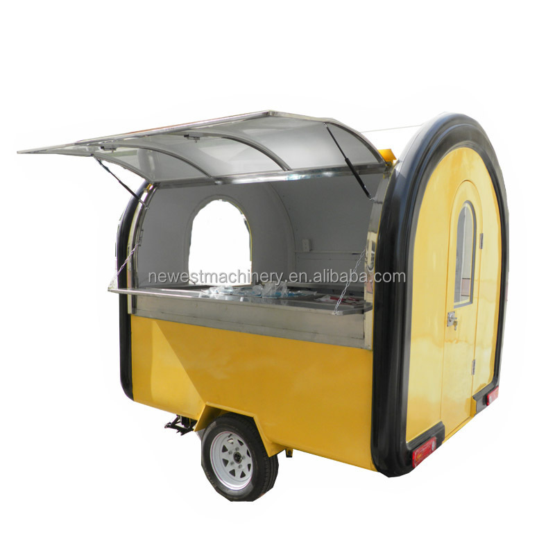 Mobile Crepes Food Truck Concession towable trailer catering Trailer for sale