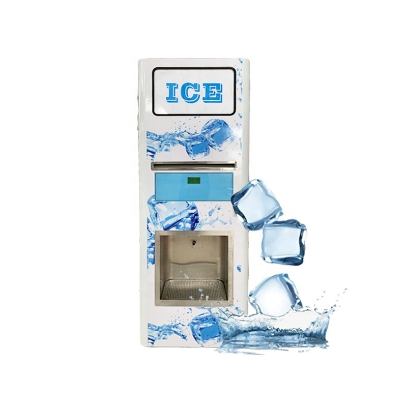 Commercial 1-4 Kg Bagged Ice Vending Machine Smart Bulk Ice Cube Vending Machine