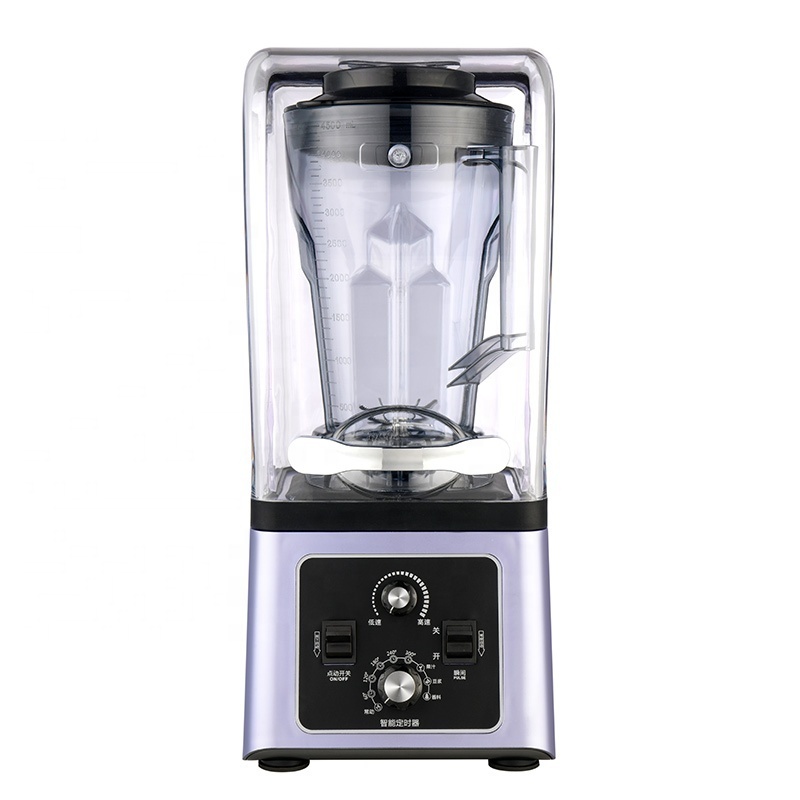 New Upgraded High Speed Food Processor Juicer Home Use Blender With Soundproof Cover