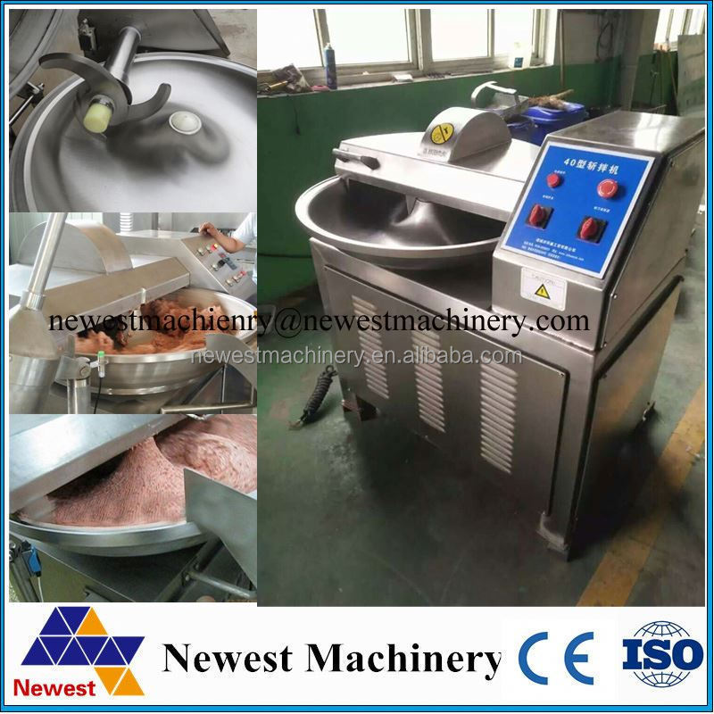 100L Full automatic vegetable bowl cutter machine/electric Sausage meat bowl cutter mixer