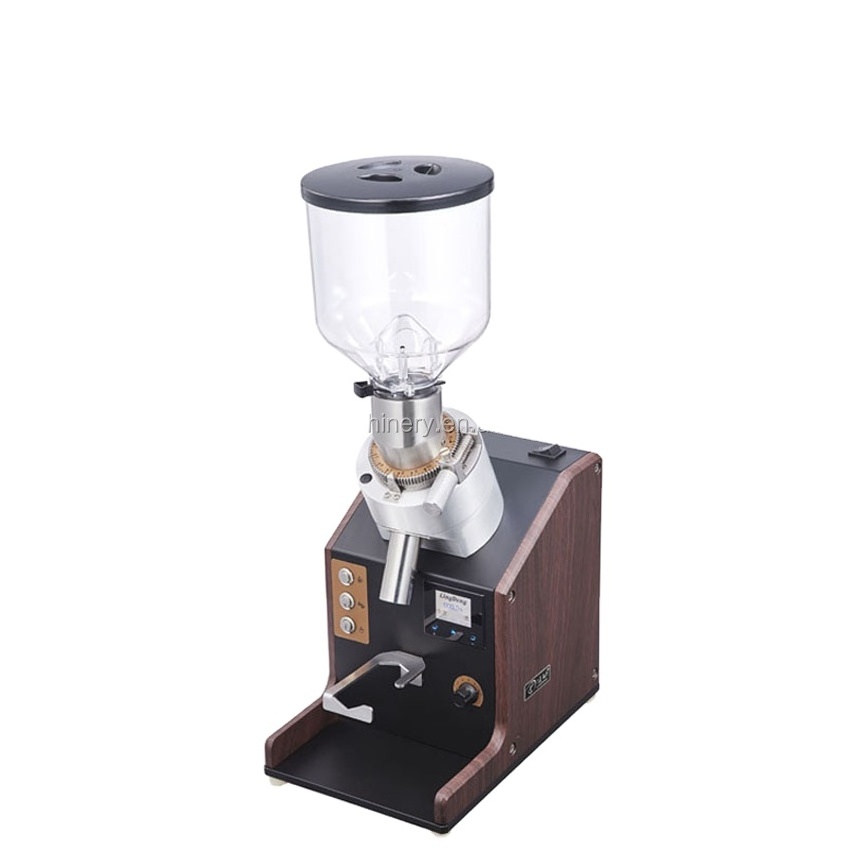 Titanium ally conical burr RPM adjusted commercial coffee grinder, coffee bean mill