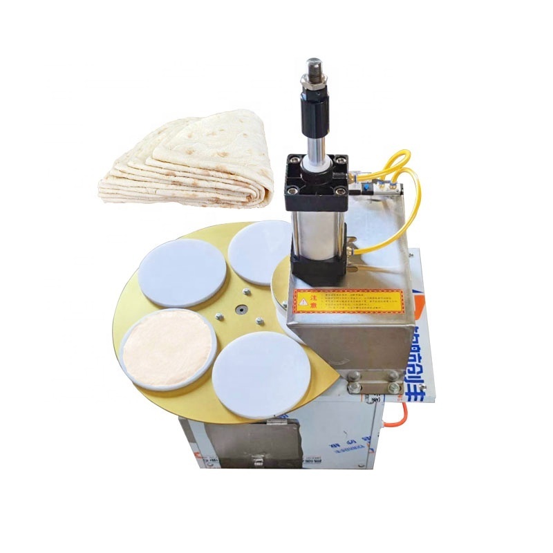 Automatic Rotary Dough Press Chapati Scallion Pancake Taco Tortilla Press Machine