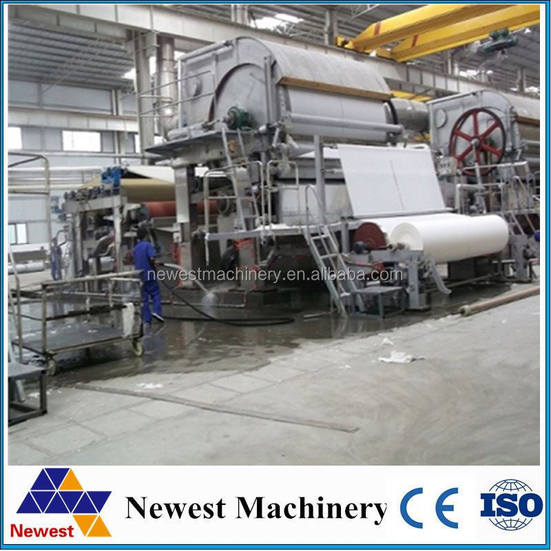 Low price paper roll production line/kitchen paper making machine/toilet tissue paper making machine from wood pulp